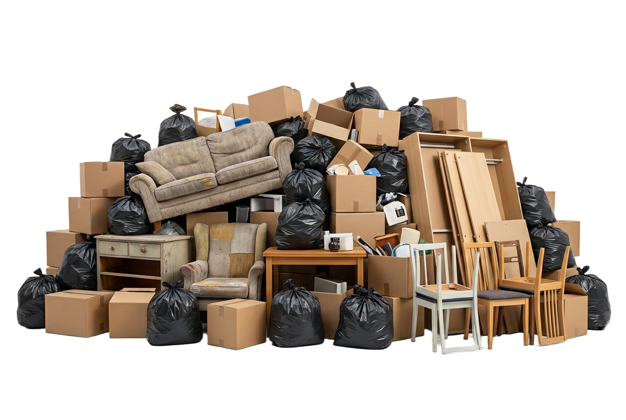 Large Luton Load household waste example